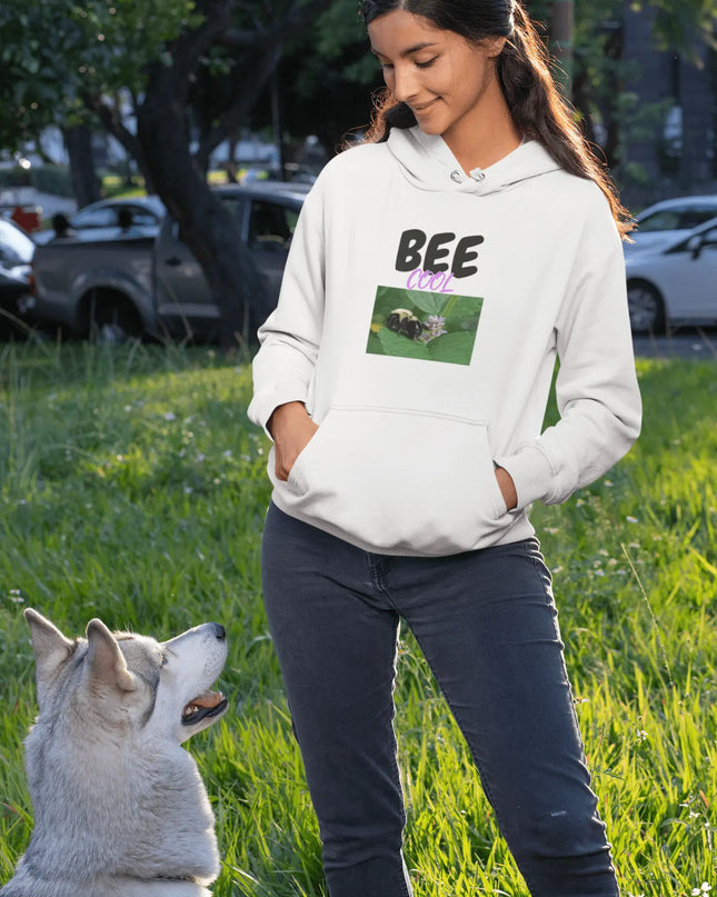 Bee Cool Photo Hooded Sweatshirt - The Butterfly Mama