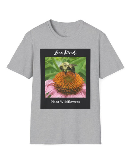 Bee Kind, Plant Wildflowers T-Shirt - The Butterfly Mama