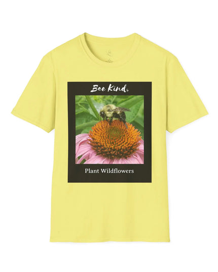 Bee Kind, Plant Wildflowers T-Shirt - The Butterfly Mama