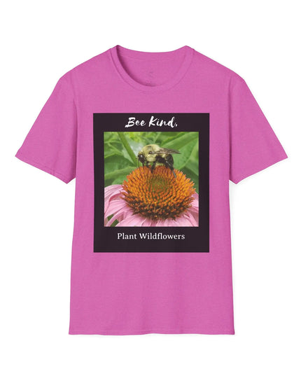 Bee Kind, Plant Wildflowers T-Shirt - The Butterfly Mama