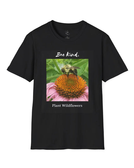 Bee Kind, Plant Wildflowers T-Shirt - The Butterfly Mama