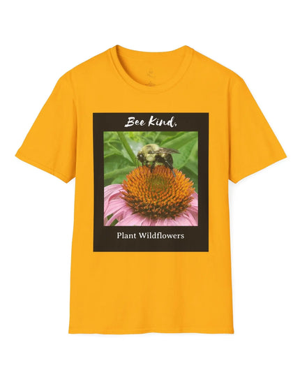 Bee Kind, Plant Wildflowers T-Shirt - The Butterfly Mama