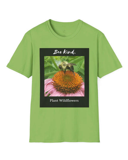 Bee Kind, Plant Wildflowers T-Shirt - The Butterfly Mama