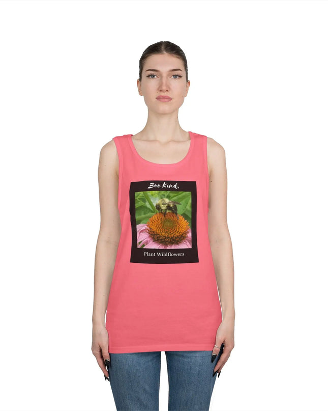 Bee Kind, Plant Wildflowers Tank Top - The Butterfly Mama