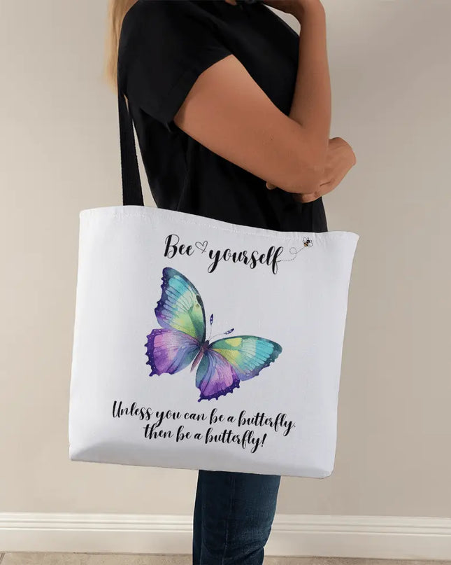 Bee Yourself, Unless You Can Be a Butterfly Tote Bag - The Butterfly Mama