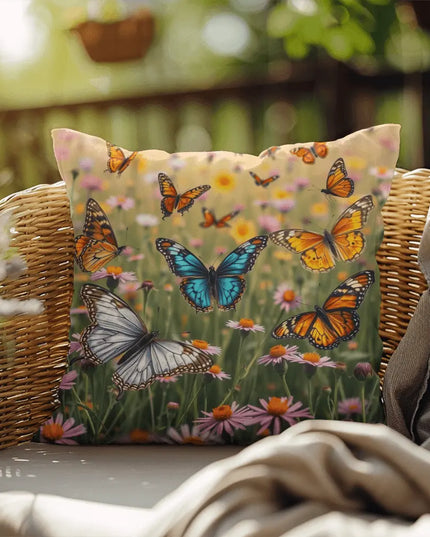Butterfly Bliss Pillow: A Garden of Elegance and Color for Your Home - The Butterfly Mama