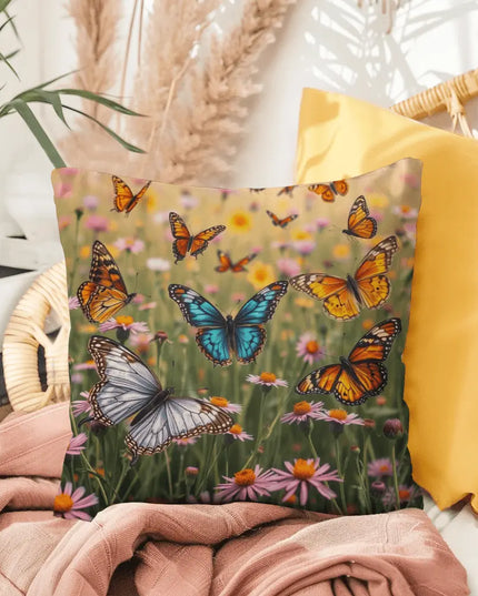 Butterfly Bliss Pillow: A Garden of Elegance and Color for Your Home - The Butterfly Mama