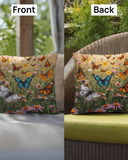Butterfly Bliss Pillow: A Garden of Elegance and Color for Your Home - The Butterfly Mama