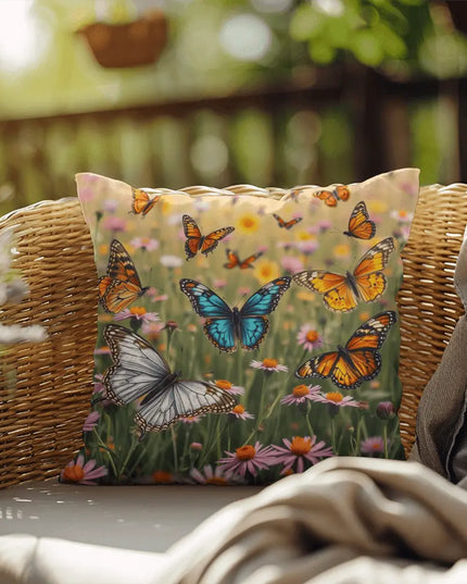 Butterfly Bliss Pillow: A Garden of Elegance and Color for Your Home - The Butterfly Mama