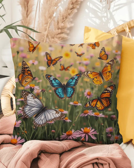 Butterfly Bliss Pillow: A Garden of Elegance and Color for Your Home - The Butterfly Mama