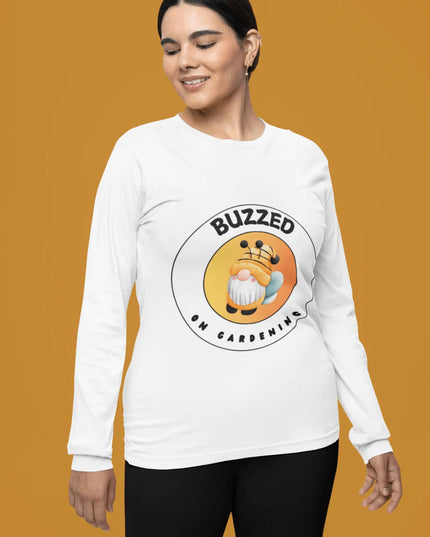 Buzzed On Gardening Long Sleeve Tee - The Butterfly Mama