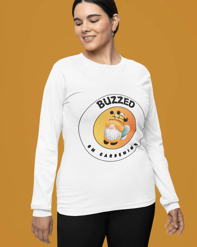 Buzzed On Gardening Long Sleeve Tee - The Butterfly Mama