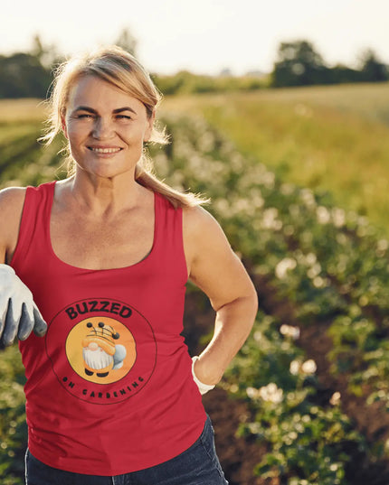 Buzzed on Gardening Tank Top - The Butterfly Mama
