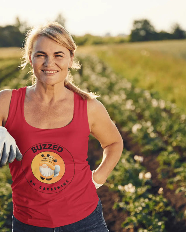 Buzzed on Gardening Tank Top - The Butterfly Mama
