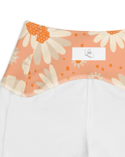 Floral Bliss All Over Print Leggings with pockets - The Butterfly Mama