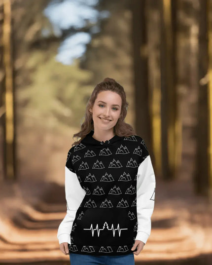 Mountain Pulse Hoodie Hoodie - The Butterfly Mama