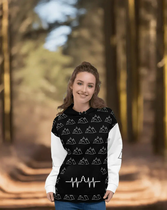 Mountain Pulse Hoodie Hoodie - The Butterfly Mama