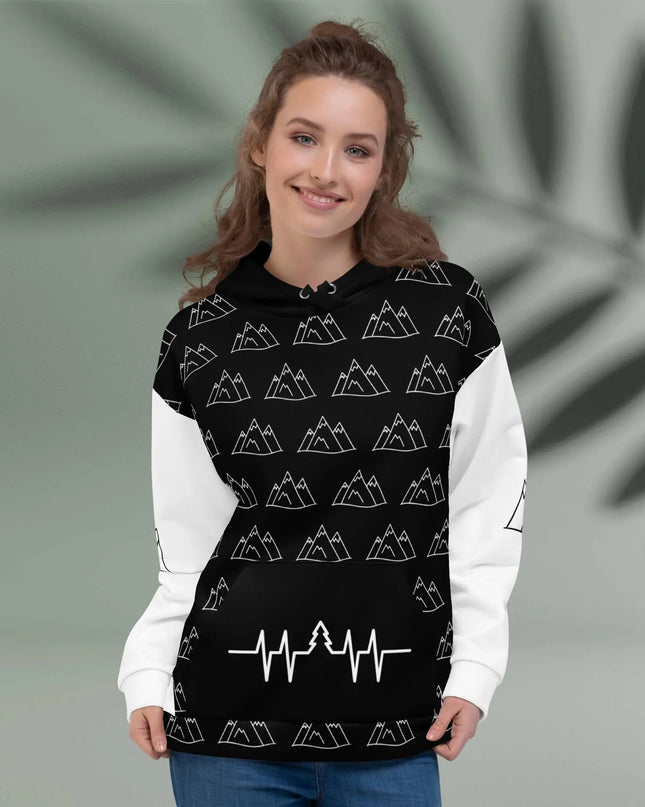 Mountain Pulse Hoodie Hoodie - The Butterfly Mama