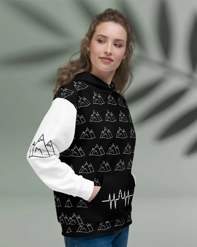 Mountain Pulse Hoodie Hoodie - The Butterfly Mama