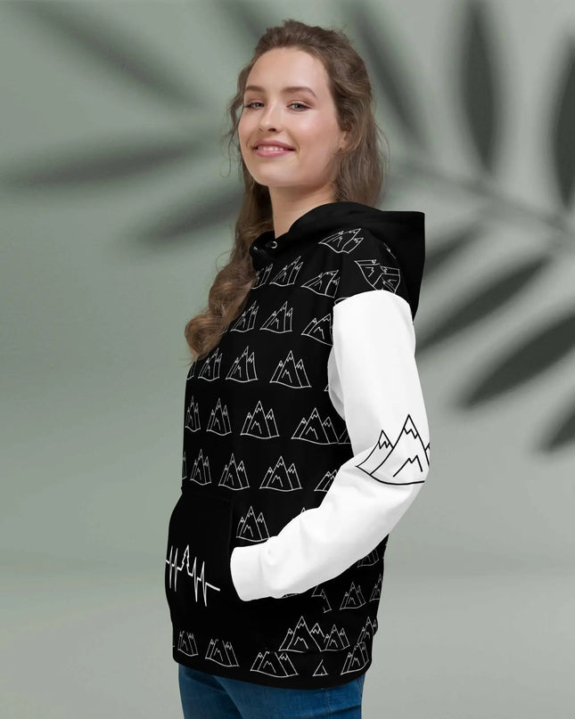 Mountain Pulse Hoodie Hoodie - The Butterfly Mama