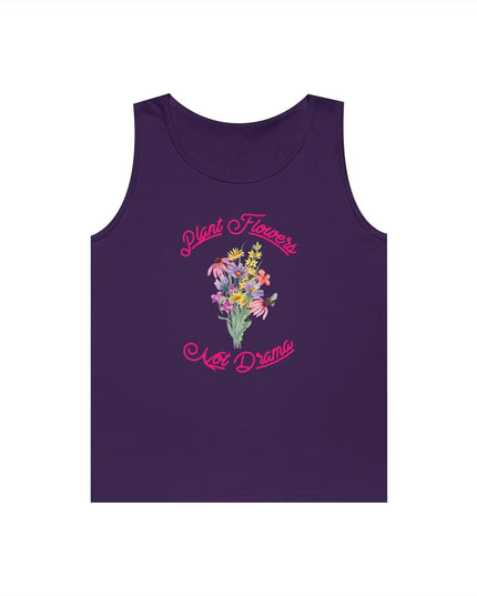 Plant Flowers Not Drama Tank Top - The Butterfly Mama
