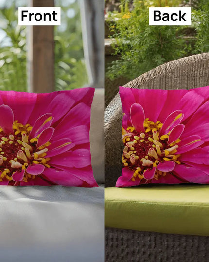 Radiant Bloom Pillow: A Burst of Pink Elegance for Your Space - The Butterfly Mama