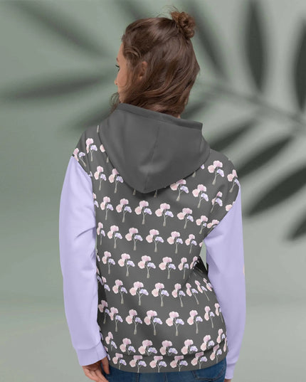Serene Bloom All Over Print Hoodie - The Butterfly Mama