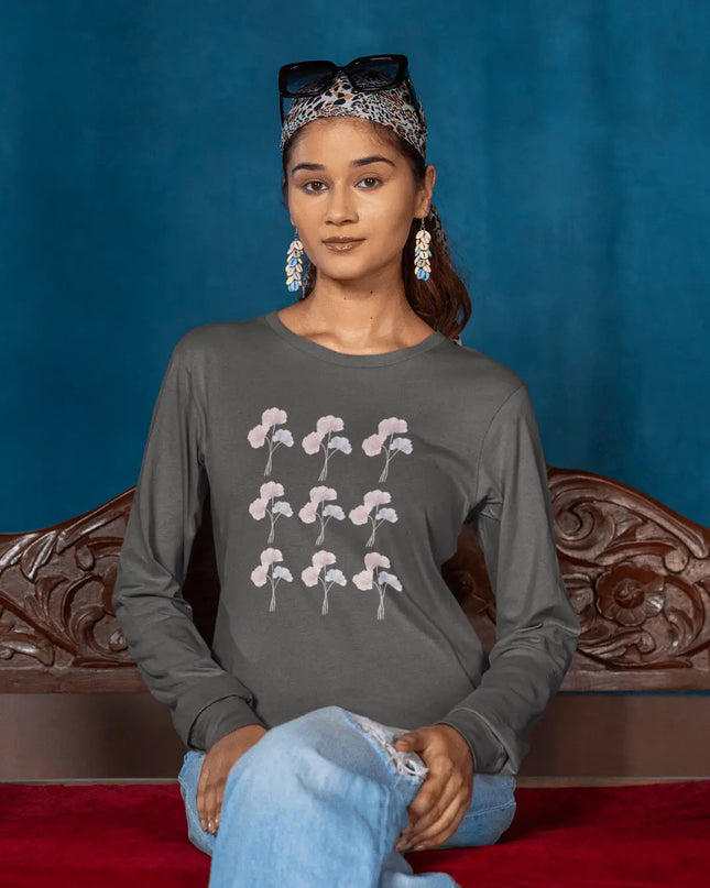 Serene Bloom Long Sleeve Tee - The Butterfly Mama
