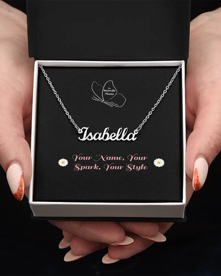 Your Name, Your Spark, Your Style Necklace - The Butterfly Mama