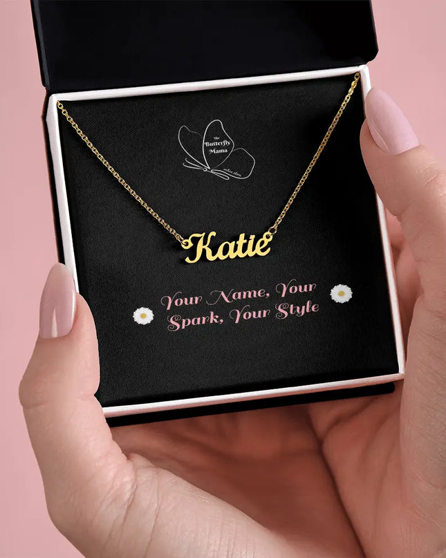 Your Name, Your Spark, Your Style Necklace - The Butterfly Mama