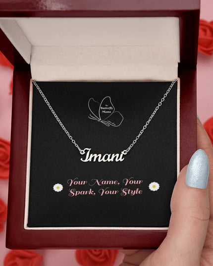 Your Name, Your Spark, Your Style Necklace - The Butterfly Mama
